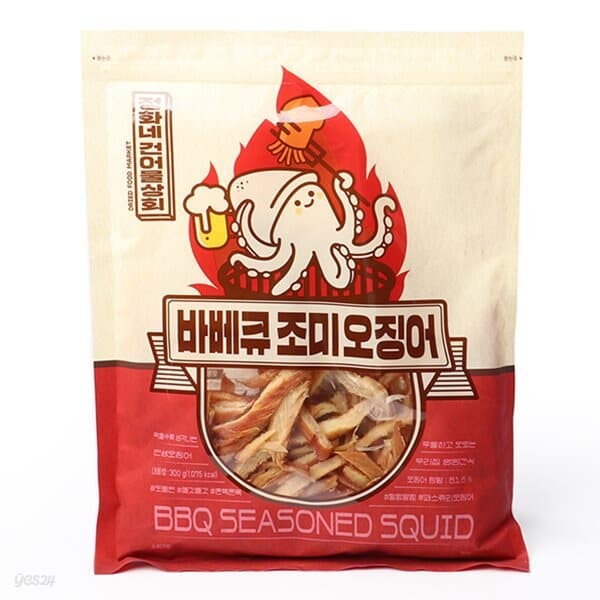 바베큐 조미 오징어 300g / 겉바속촉