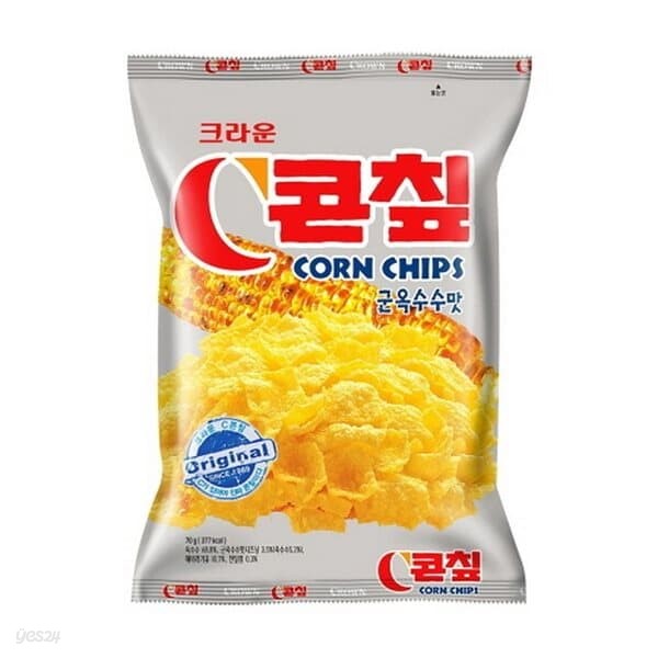 크라운 콘칲 군 옥수수맛 70gx20봉/무료배송