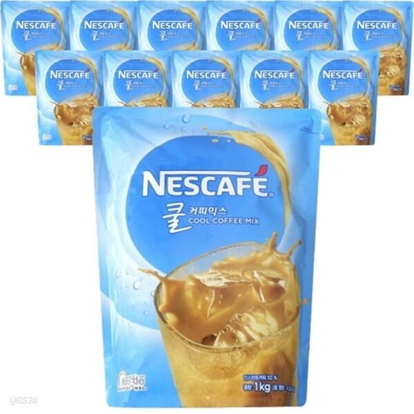 네스카페 쿨 커피믹스 자판기용 1kgx12봉/무료배송