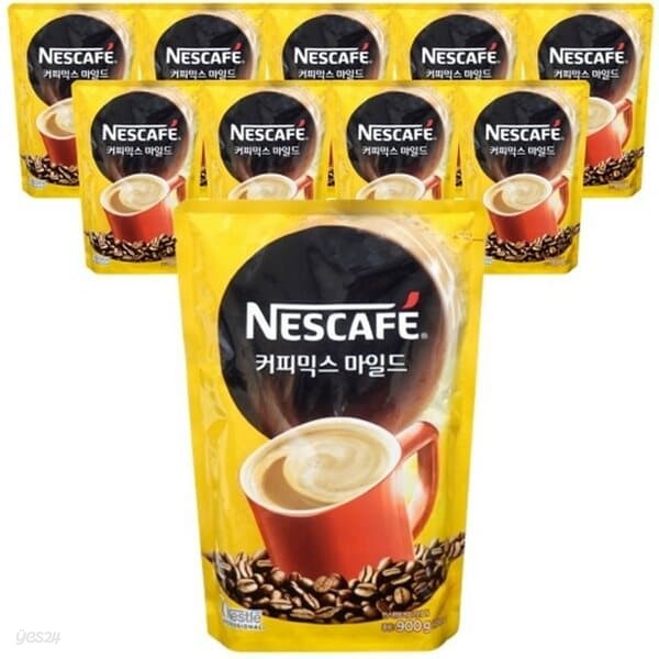 네스카페 커피믹스 마일드 자판기용 900gx10봉/무료배송