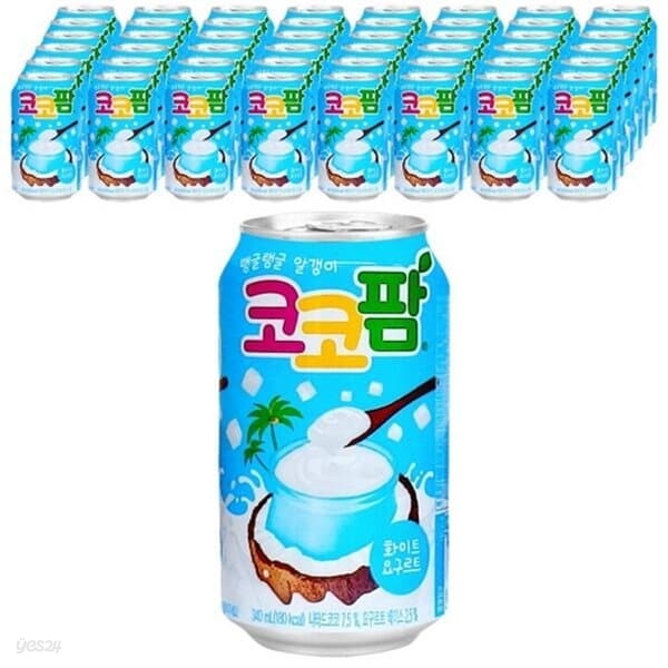 코코팜 화이트 요구르트 340ml/24캔x2박스/무료배송