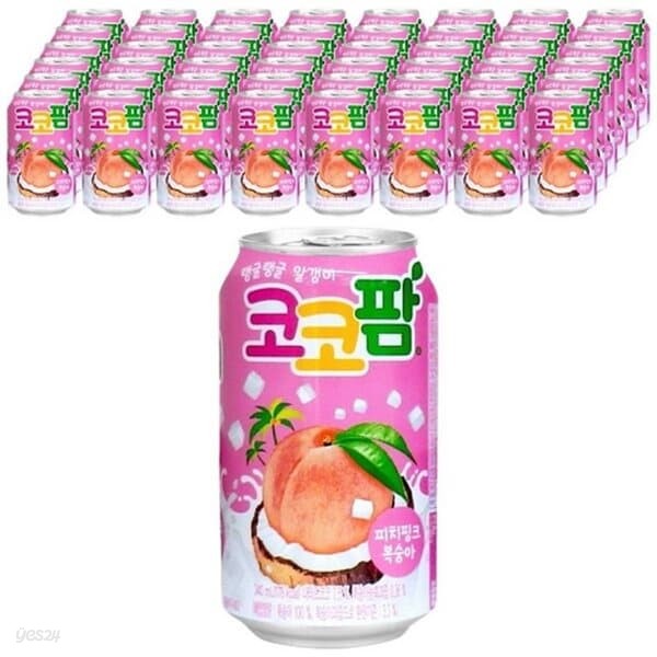 코코팜 피치핑크 340ml/24캔x2박스/무료배송