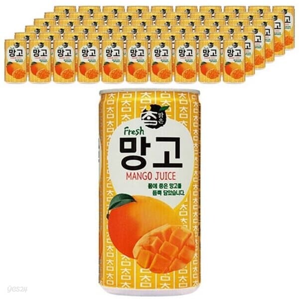 참맑은 망고 175ml/30캔x3박스/무료배송 - 예스24