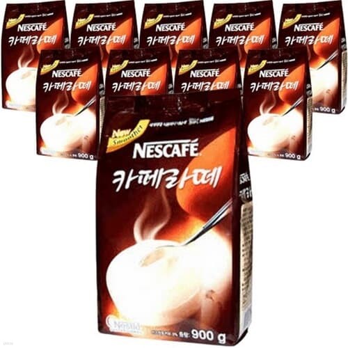 네스카페 카페라떼 자판기용 900gx10봉/무료배송