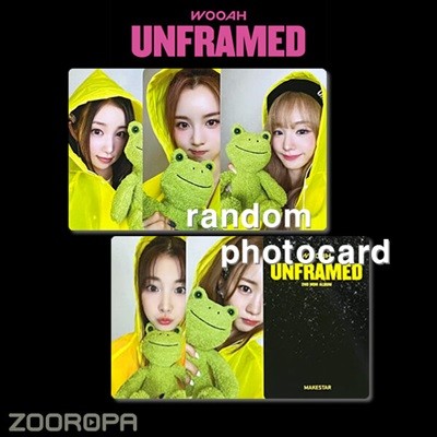 [새상품/B 포토카드] WOOAH 우아 UNFRAMED (정품/메이크스타)