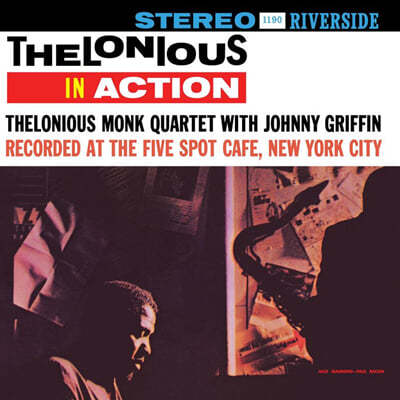 Thelonious Monk Quartet / Johnny Griffin (델로니어스 몽크) - Thelonious In Action [LP] 