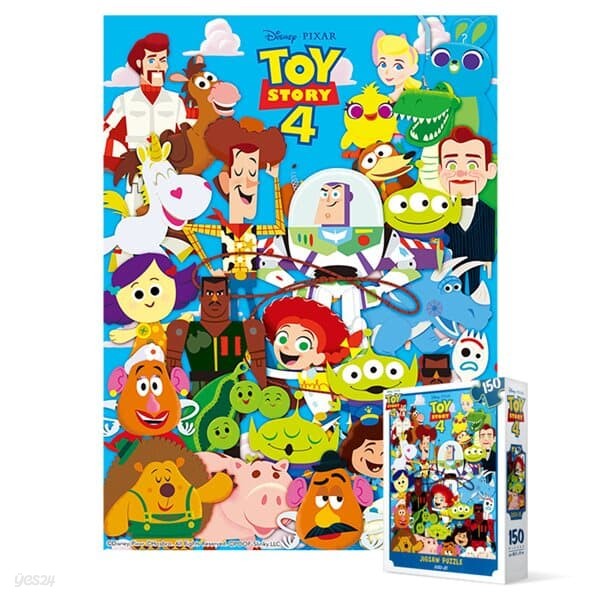 토이 스토리 4 - 장난감 친구들 직소 퍼즐 디즈니 애니메이션 150피스
