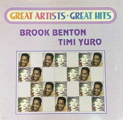 [LP] 브룩 벤튼,티미 유로 - Brook Benton,Timi Yuro - Great Artists, Great Hits LP [서울-라이센스반]