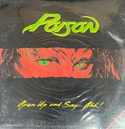 [LP] 포이즌 - Poison - Open Up And Say... Ahh! LP [미개봉] [EMI계몽사-라이센스반]