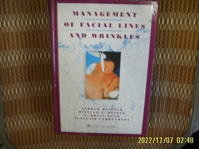 LIPPINCOTT WILLIAMS / BLITZER 외. 외국판 / MANAGEMENT OF FACIAL LINES AND WRINKLES -꼭 상세란참조