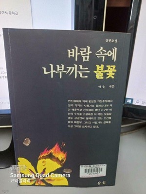 바람 속에 나부끼는 불꽃