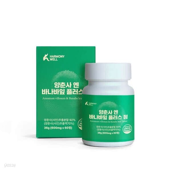 하모니웰 양춘사 엔 바나바잎 플러스 60정 1통 - 예스24