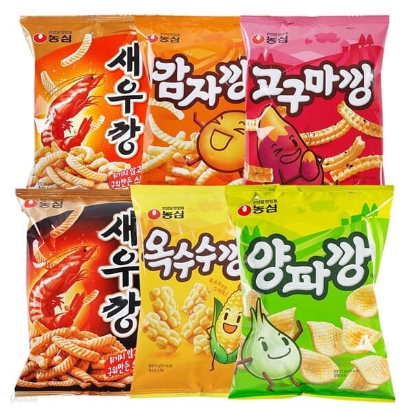 [잇츠팩] 사무실 간식 과자 깡이당 6종세트