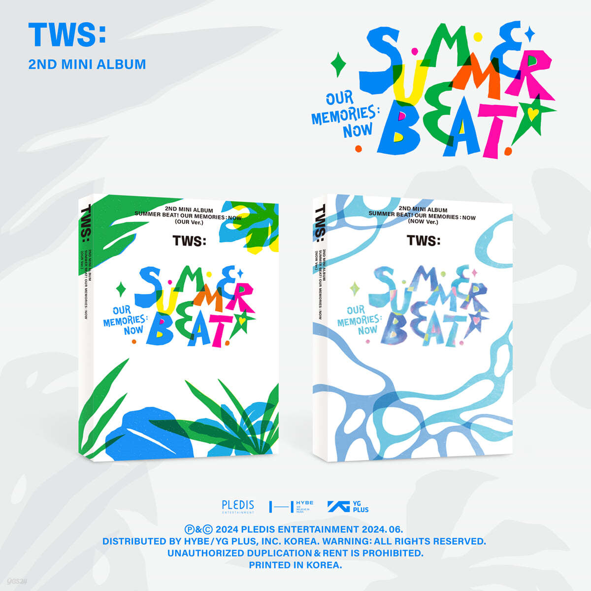 TWS (투어스) - 2nd Mini Album 'SUMMER BEAT!' [2종 중 1종 랜덤발송]