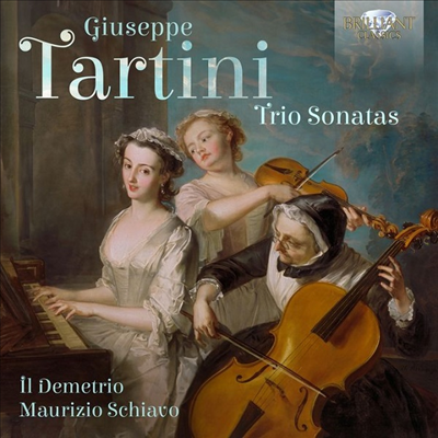 ŸƼ: Ʈ ҳŸ (Tartini: Trio Sonatas)(CD) - Il Demetrio