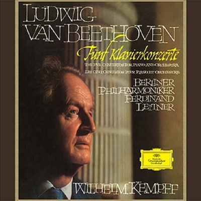 亥: ǾƳ ְ 1-5, ̿ø ҳŸ 9 'ũó' (Beethoven: Five Piano Concertos & Violin Sonata No.9 'Kreutzer) (Ltd)(3CD)(Ϻ Ÿڵ  ) - Wilhelm Kempff