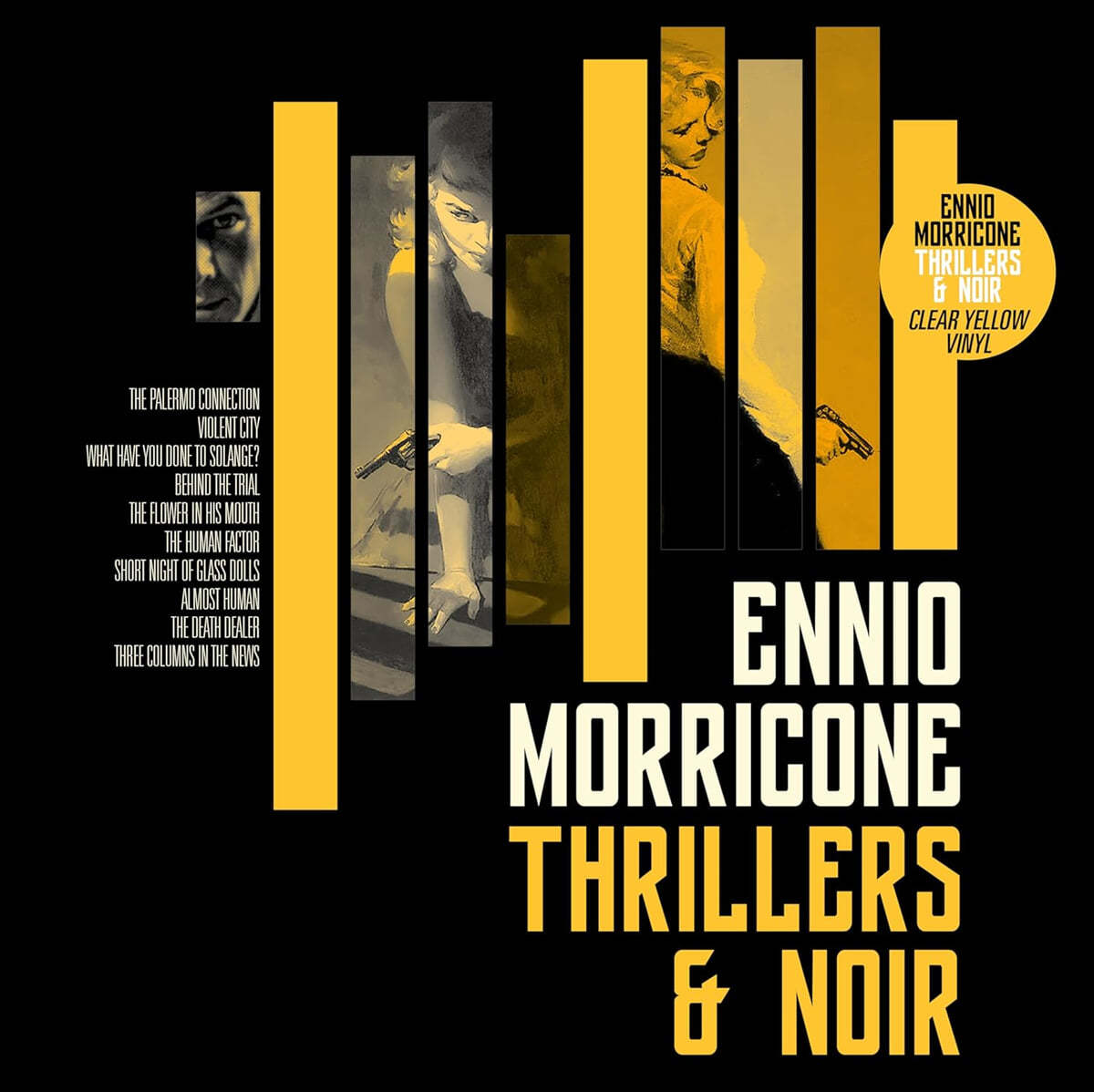 Ennio Morricone (엔니오 모리꼬네) - Thrillers &amp; Noirs [투명 옐로우 컬러 LP]