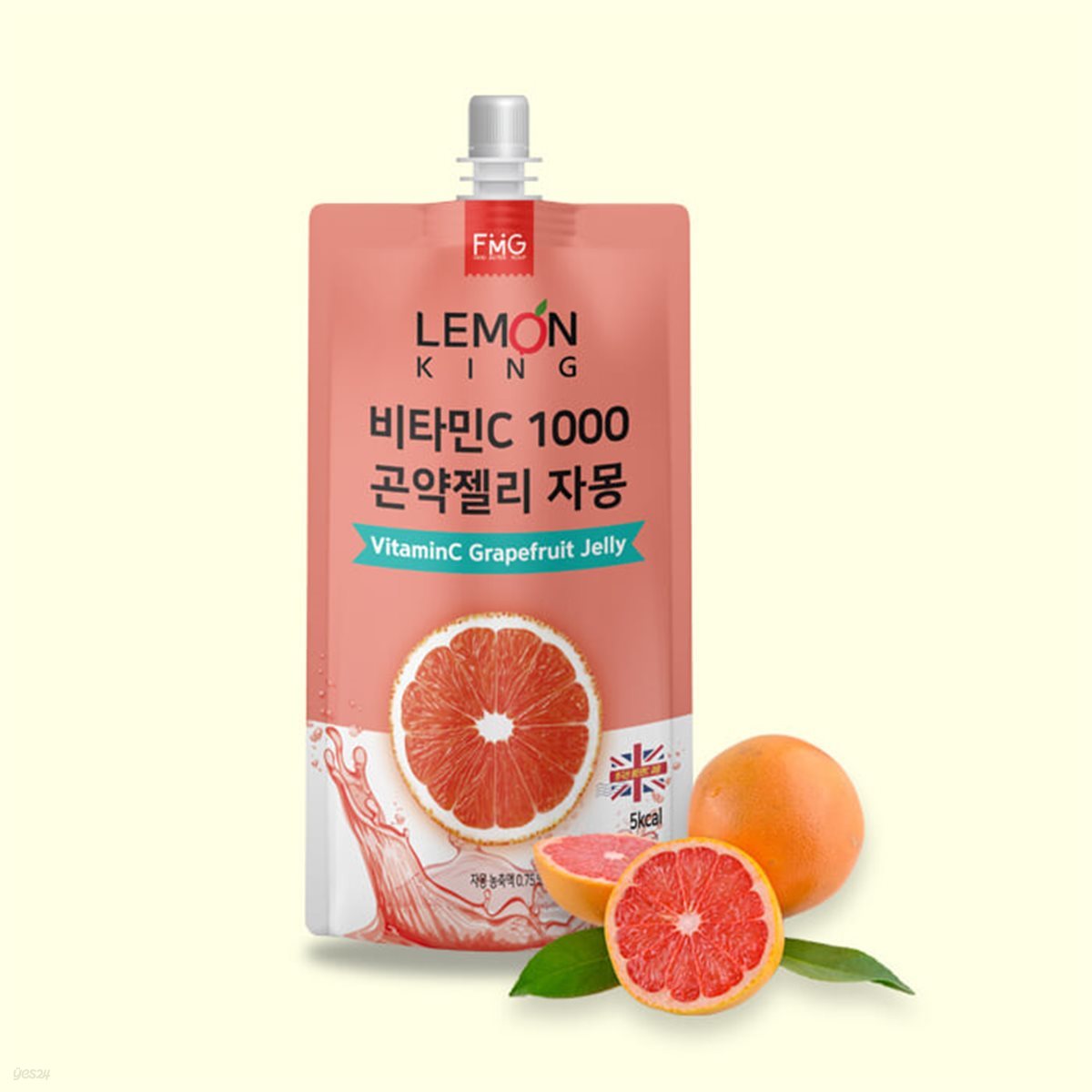 레몬킹 비타민C 1000 곤약젤리 자몽 130ml x 10개