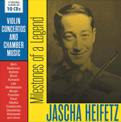 Jascha Heifetz 야샤 하이페츠가 연주하는 바이올린 협주곡과 실내악곡 (Milestones of a Legend)