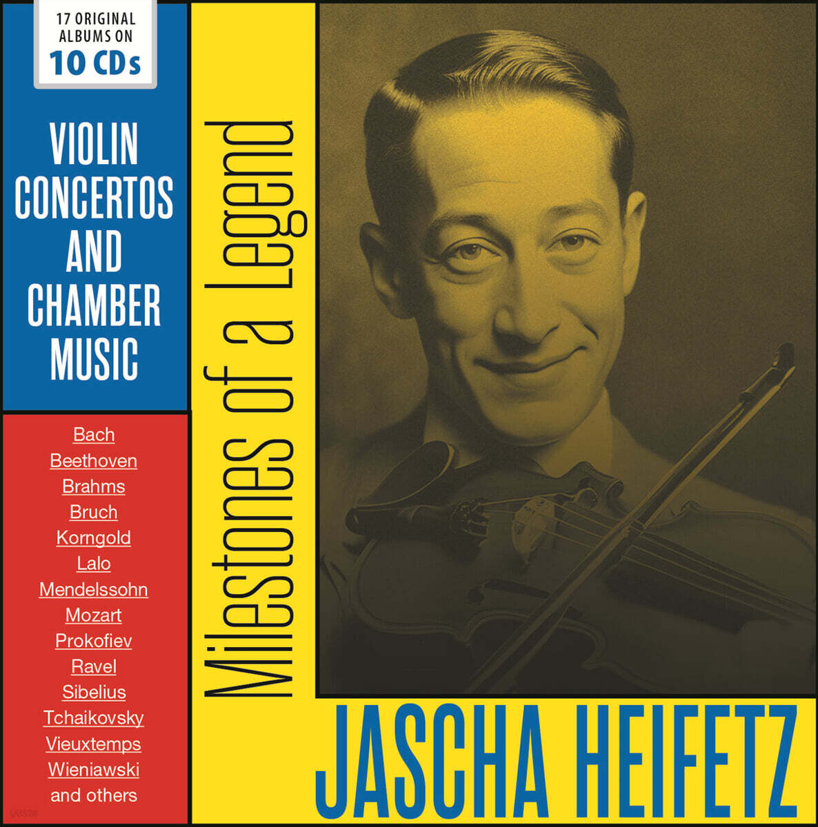 Jascha Heifetz 야샤 하이페츠가 연주하는 바이올린 협주곡과 실내악곡 (Milestones of a Legend)