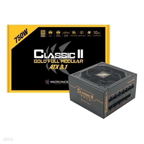 마이크로닉스 Classic II 750W 80PLUS골드 풀모듈러 ATX3.1