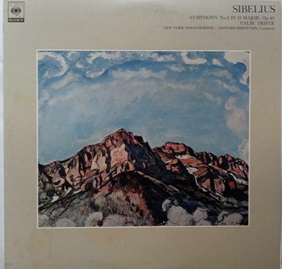 LP(수입) 시벨리우스: 교향곡 2번, 슬픈 왈츠 - 레너드 번스타인 / 뉴욕 필  