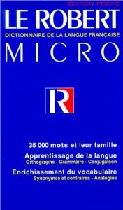 LE ROBERT MICRO Dictionnaire de la langue Francaise EDITION POCHE