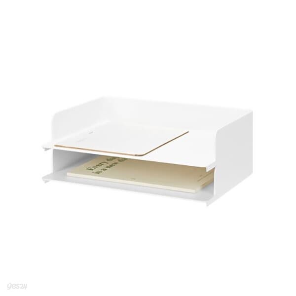 SYSMAX 오피스 데스크 서류정리 시스템 트레이 와이드 2PACK