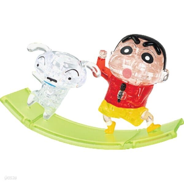 짱구는못말려 짱구 흰둥이 크리스탈 입체 퍼즐 62피스