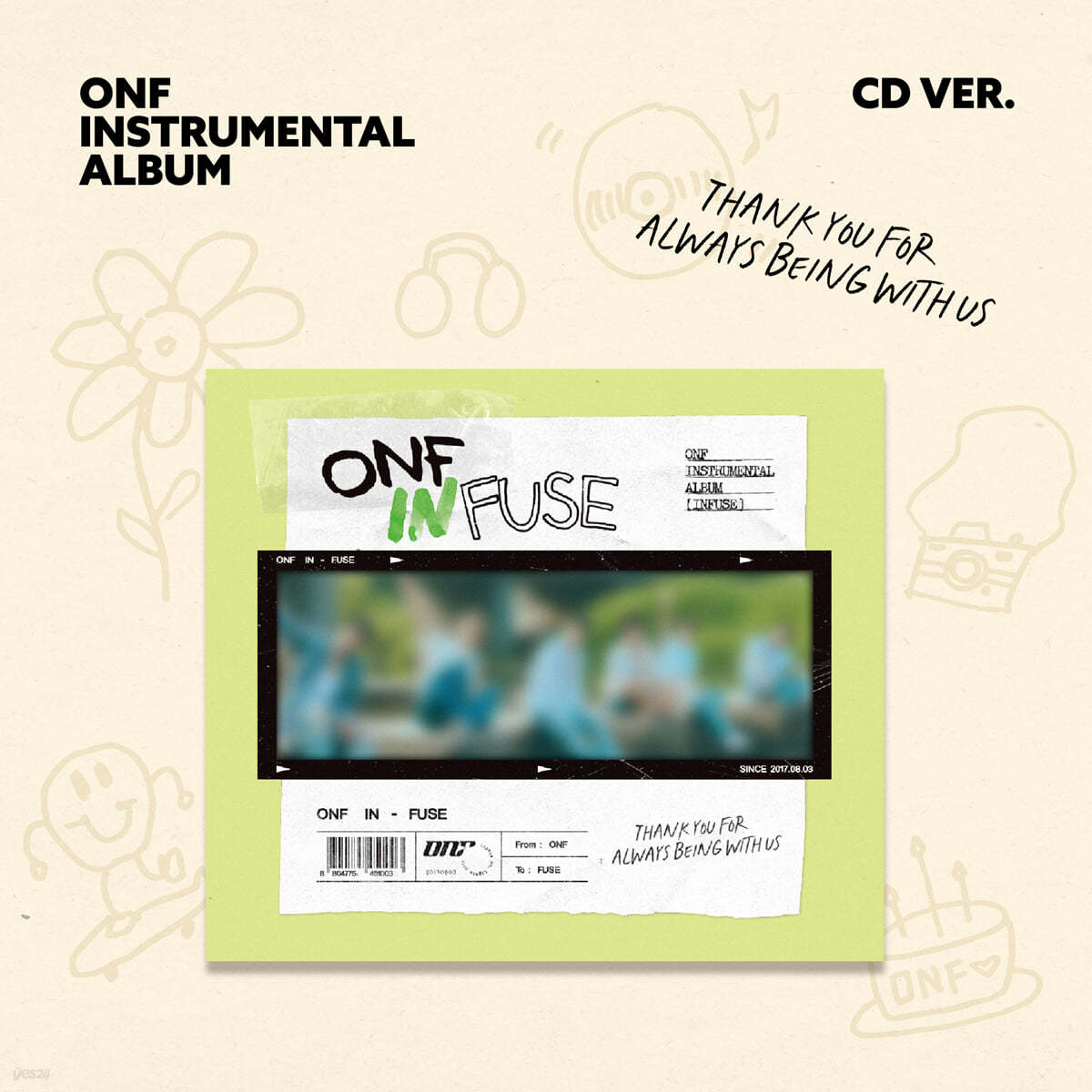 온앤오프 (ONF) - ONF INSTRUMENTAL ALBUM [INFUSE][CD ver.]