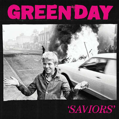 Green Day (그린 데이) - 14집 Saviors [로즈 핑크 컬러 LP]