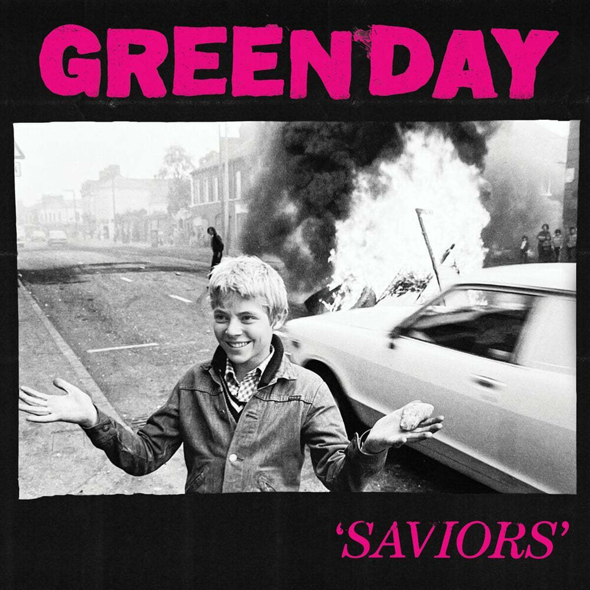 Green Day (그린 데이) - 14집 Saviors [네온 핑크 컬러 LP]