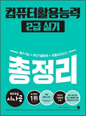 2025 시나공 컴퓨터활용능력 2급 실기 총정리