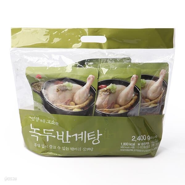 마니커 녹두 반계탕 600g x 4개 / 복날 영양식