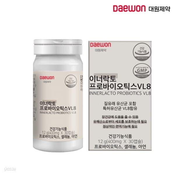 [대원제약] 이너락토 프로바이오틱스 VL8 (400mg*30캡슐)