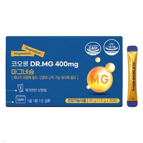 [코오롱제약] DR.MG 400mg 마그네슘 (1.5g*90포)