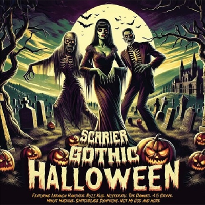 Various Artists — Scarier Gothic Halloween 앨범 커버