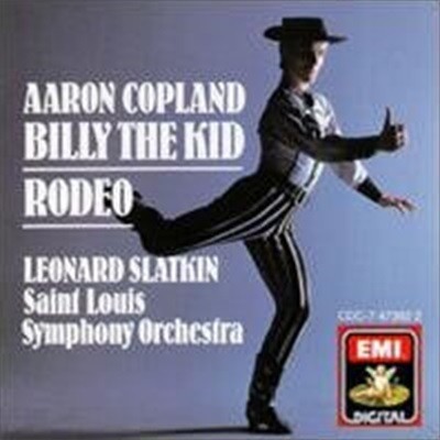 Leonard Slatkin / 코플랜드: 로데오 & 빌리 더 키드 (Copland: Billy the Kid & Rodeo) (수입/CDC7473822)