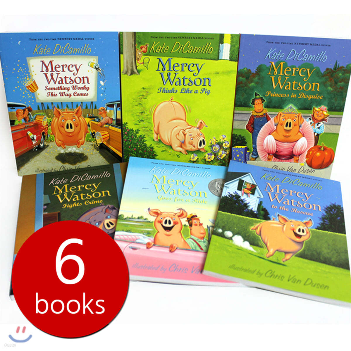 Mercy Watson 6 Books Set 머시 왓슨 원서 페이퍼백 6종 세트