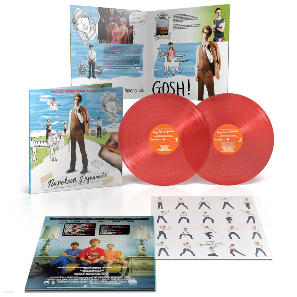 나폴레옹 다이너마이트 영화음악 (Napoleon Dynamite 20th Anniversary) [투명 레드 컬러 2LP]