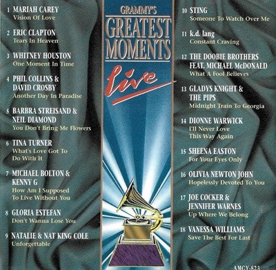 [일본반] Various Artists - Grammy's Greatest Moments Live