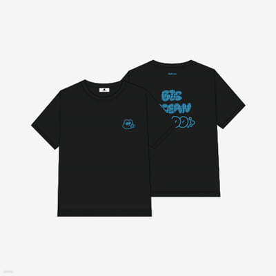 [Big Ocean OFFICIAL MD] T-shirt (Black) [S size]