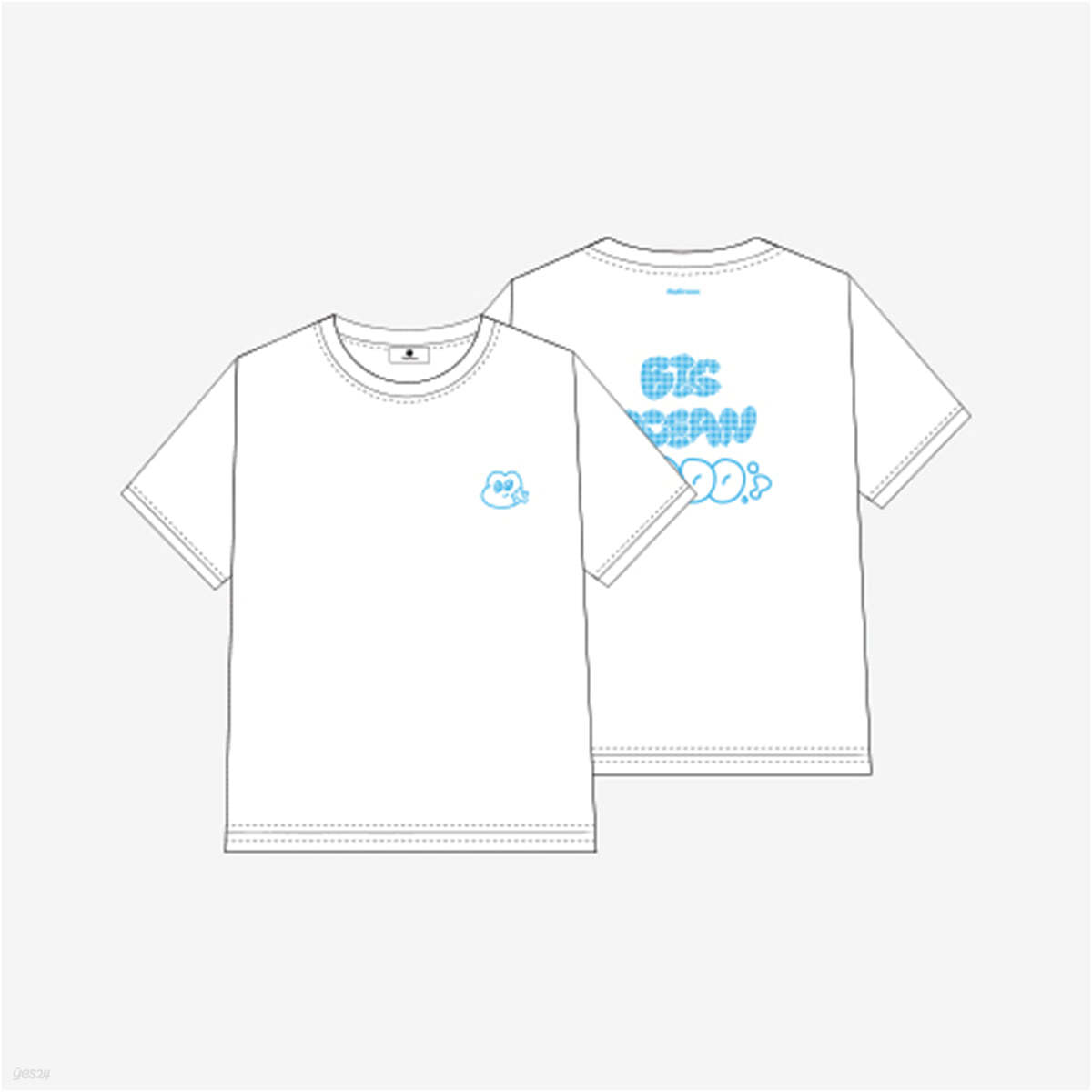 [Big Ocean OFFICIAL MD] T-shirt (White) [S size]