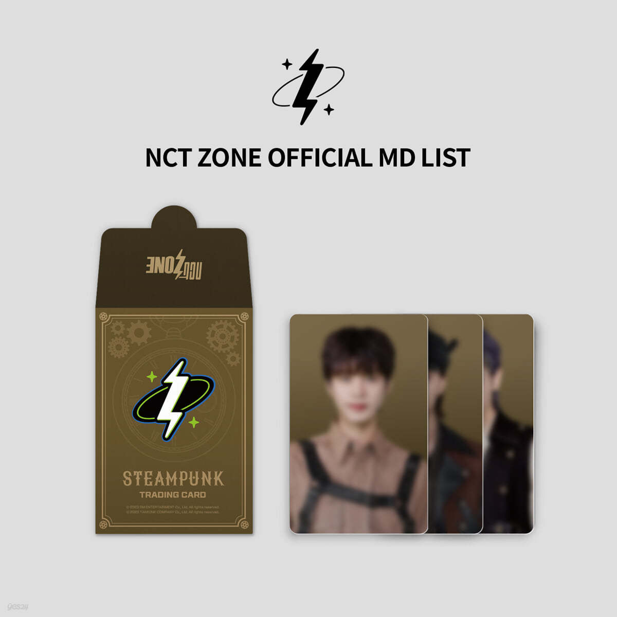 [NCT ZONE OFFICIAL MD] RANDOM TRADING CARD SET [STEAMPUNK ver.]