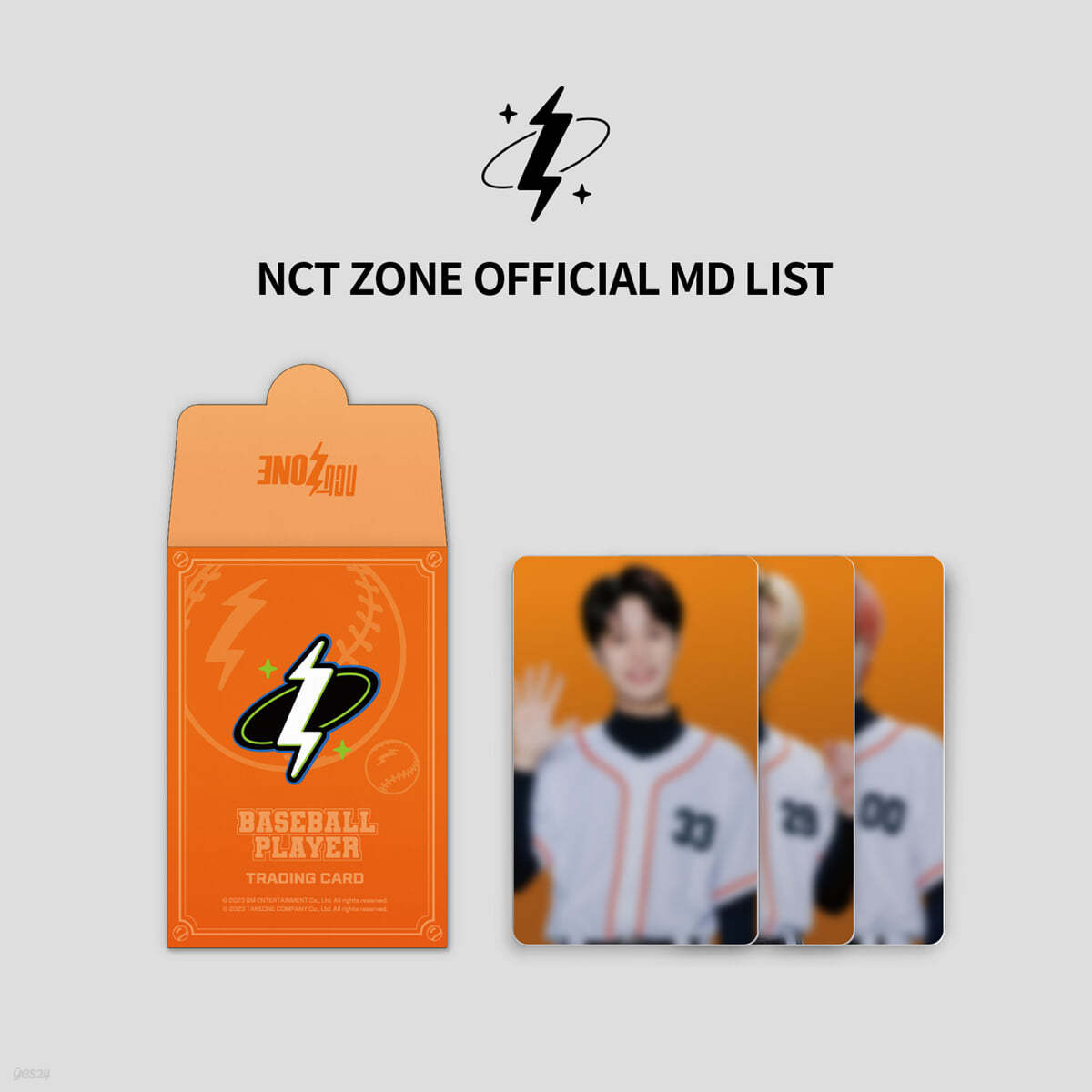 [NCT ZONE OFFICIAL MD] RANDOM TRADING CARD SET [BASEBALL PLAYER ver.]