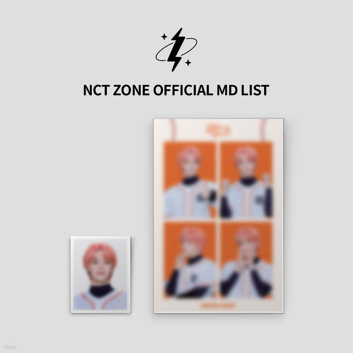 [NCT ZONE OFFICIAL MD] 4 CUT + PHOTO SET [BASEBALL ver.][마크 ver.]