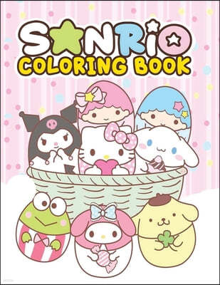 Sanrio Coloring Book: Unleash Your Creativity - Fun and Unique Sanrio Characters Coloring Book for All Ages!