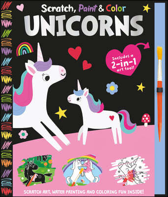 Scratch, Paint & Color Unicorns