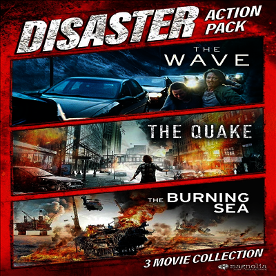 The Wave (Bolgen) (더 웨이브) (2015) / The Quake (Skjelvet) (더 퀘이크: 오슬로 대지진) / The Burning Sea (Nordsjoen) (더 버닝 씨) (2021)(지역코드1)(한글무자막)(DVD)