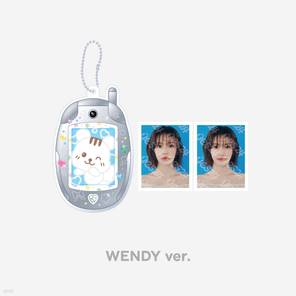 2024 Red Velvet FANCON [HAPPINESS : My Dear, ReVe1uv] PHOTO HOLDER KEY RING SET [웬디 ver.]